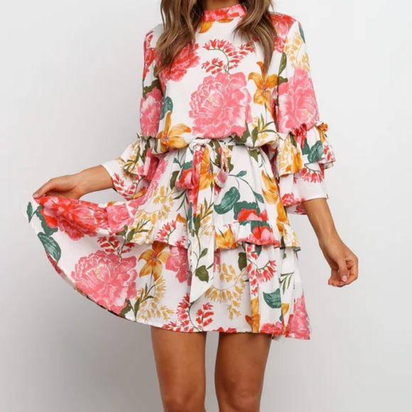 Never worn - bright fun floral dress! - Picture 2 of 6